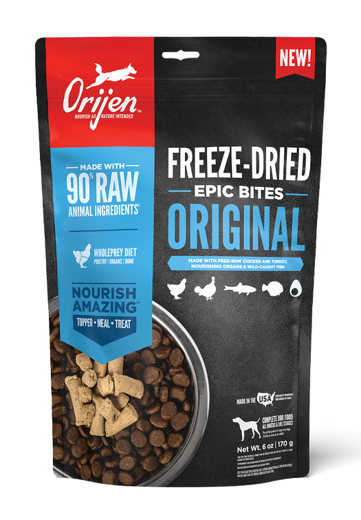 Orijen freeze dried hot sale dog food